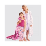 Simplicity Sewing Pattern S9208 Children`s/Girls` Robe, Belt, Tops, Gown, Shorts and Pants 
