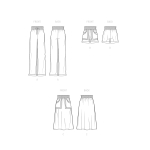 Simplicity Sewing Pattern Misses´ Pants, Shorts and Skirt, A (6-8-10-12-14-16-18) 