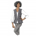 Выкройка: Misses` Vest and Jacket, Butterick B6570 