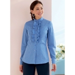 Выкройка: Misses` Button-Down Collared Shirts, Butterick B6747 