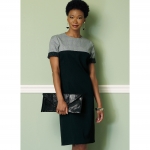 Выкройка: Misses`, sizes: Miss Petite Paneled Dresses with Yokes, Butterick B6410 