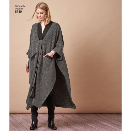 Naiste pontso ja topp, suurused: A (XS-S-M-L-XL), Simplicity Pattern # 8739 