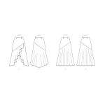 Выкройка: Misses` Skirt, Butterick, B6818 