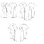 Выкройка: Misses`, sizes: Women`s Dress, Butterick B6675 