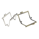 Twin hinged metal interchangeable frame, 8 cm, R-0584-8 