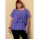 Выкройка: Misses`, sizes: Women`s Asymmetical-Overlay Top, Butterick B6396 