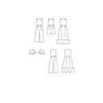 Simplicity Sewing Pattern Children`s and Girls` Jumpsuit, Romper and Dress, SS9617HH (3-4-5-6) 