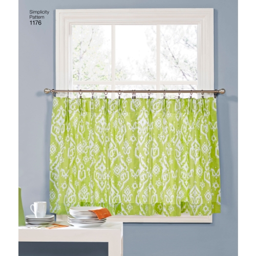 Window Treatments, Sizes: OS (ONE SIZE), Simplicity Pattern #1176 