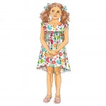 Выкройка: Toddlers`, sizes: Children`s Dress, Butterick B5876 
