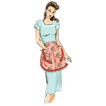 Ompelukaavat: Ruffled Full or Half Aprons, Butterick B6467MIS 