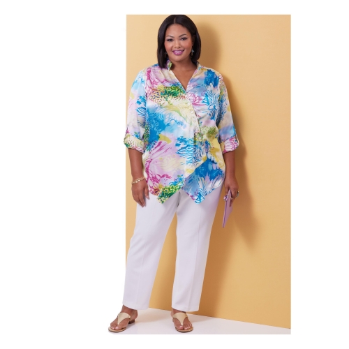 Lõikekomplekt BUTTERICK B6980 MISSES` AND WOMEN`S SHIRT 