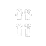 Simplicity Sewing Pattern Women`s Knit Dresses by Mimi G, SS9599 