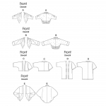 Выкройка: Misses` Jacket, Butterick B5529 