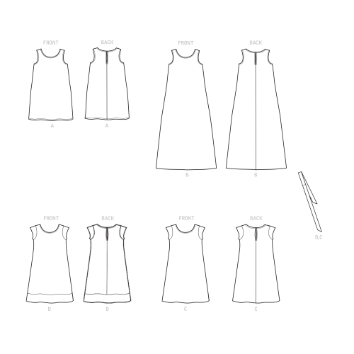 Laste ja tüdrukute kleidid, Simplicity Pattern #S9120 