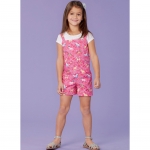 Выкройка: Girl`s Dress, Romper and 18` Doll Dress, Kwik Sew K0258 