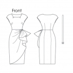 Выкройка: Misses`, sizes: Misses` Petite Dress and Belt, Butterick B5880 