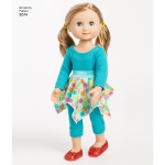 35cm nuku riided, Simplicity Pattern #8574 
