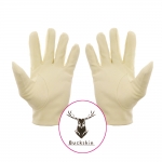 Thin natural buckskin gloves, goldsmith gloves, size M, KL1279 