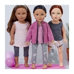 Швейные выкройки Simplicity S9406 18` Doll Clothes 