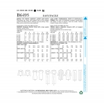 Выкройка: Misses` knit Off-the-Shoulder Top, Dress and Jumpsuit, Loose Jacket, and Pull-On Pants, Butterick B6495 