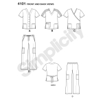 Naiste ja meeste pluss-suurustele riietus, Simplicity Pattern #4101 