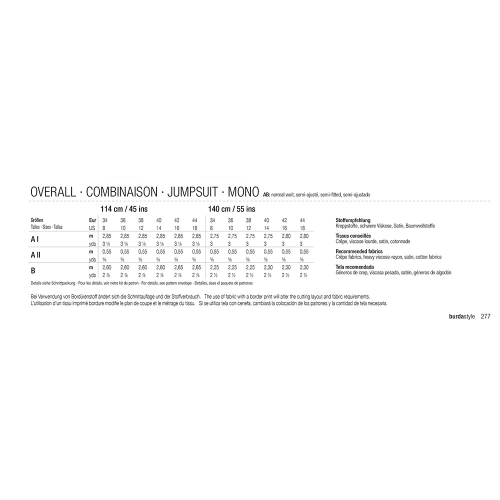 Выкройка Nr.34-44, Burda Style Nr.6433 