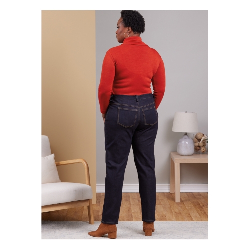 Lõikekomplekt BUTTERICK B6912 WOMEN`S JEANS BY PALMER/PLETSCH 