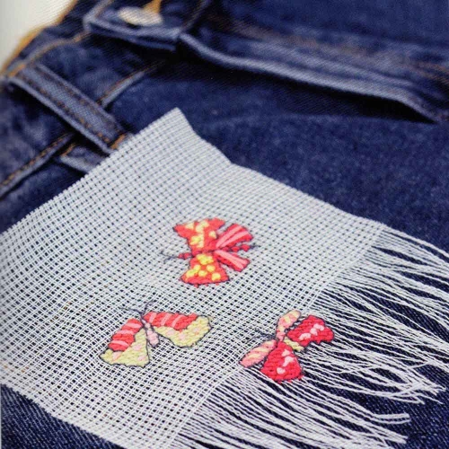 Cross Stitch Fabrics, Double thread canvas, Waste Canvas, 60cm, Stramin 500/48, Zweigart 
