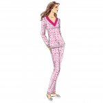 Выкройка: Misses` knit Jacket, Top, Shorts and Pants, Butterick B6528 