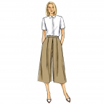Ompelukaavat: Misses` Culottes, Butterick B6178 