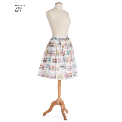 Naiste Dirndl seelikud kolmes pikkuses, Simplicity Pattern #8211 