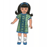 Riided 45 cm pikkusele nukule, Butterick B6645OSZ 