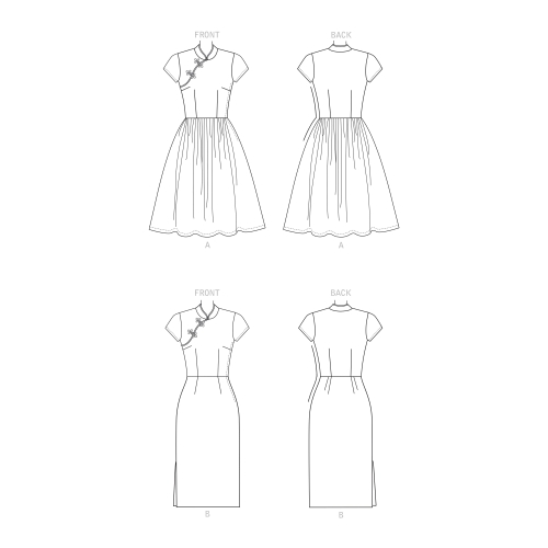 Simplicity lõikekomplekt S9292 MISSES` MANDARIN DRESSES 