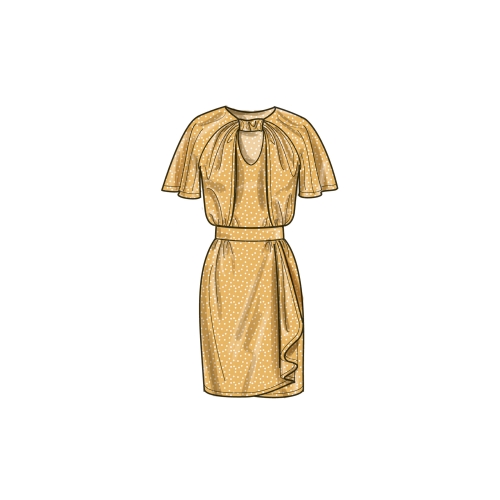 Simplicity lõikekomplekt S9677 MISSES` DRESSES WITH SLEEVE AND LENGTH VARIATIONS - DESIGNED FOR AMERICAN SEWING GUILD 