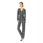 Выкройка: Misses` Jacket, Top, Skirt, Pants and Sash, Butterick B6638 