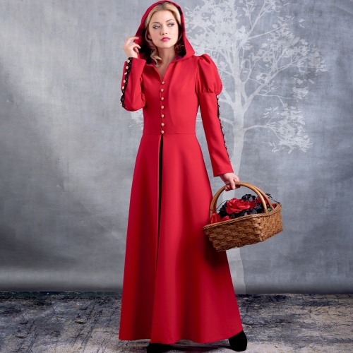 Naiste Cosplay mantel-kostüüm, Simplicity Pattern #S8974 