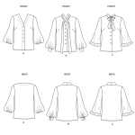Выкройка: Misses` Top, Butterick B6710 
