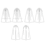 Ompelukaavat: Misses` Culottes, Butterick B6178 
