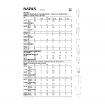 Выкройка: Misses` Vests in Five Styles, Butterick B6745 