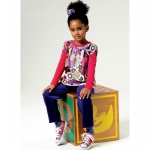 Выкройка: Children`s, sizes: Girls` Top, Dress, Shorts, Pants and Bag, Butterick B5776 