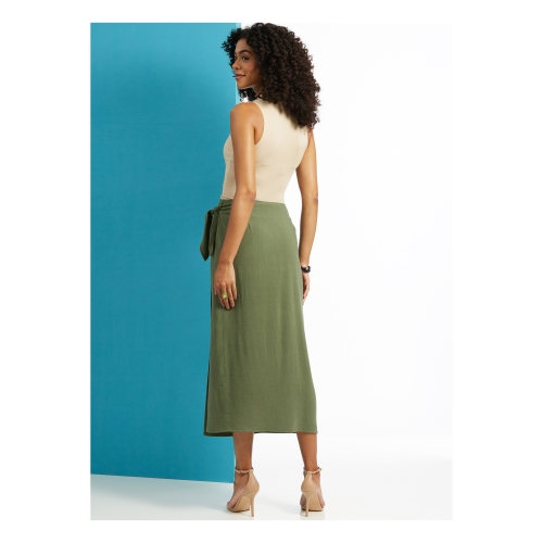 Lõikekomplekt BUTTERICK B6934 MISSES` WRAP SKIRT IN TWO LENGTHS, Sizes: A (XS-S-M-L-XL-XXL), B6934A 