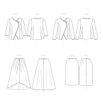 Simplicity Sewing Pattern Misses` Jacket and Skirts, SS9555 