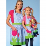 Выкройка: Misses`/Girls`/Dolls` Aprons, Kwik Sew K4105 