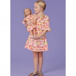 Выкройка: Girl`s Dress, Top, Capris and 45 cm (18` inch) Doll Dress, Kwik Sew K0261 