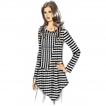 Выкройка: Misses` Seamed Tunics with Asymmetical Hems, Butterick B6377 