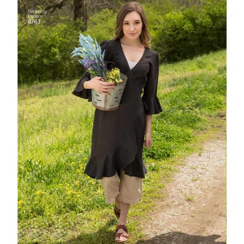 Naiste põll kleit, Simplicity Pattern #8763 
