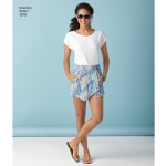 Naiste lühikesed püksid ja seelik, Simplicity Pattern #1370 