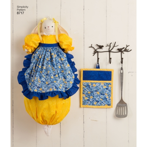 Köögi aksessuaarid ja põll, Simplicity Pattern #8717 