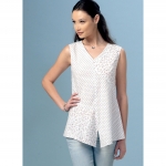 Выкройка: Misses` V-Neck, Contrast Tops, Kwik Sew K4158 