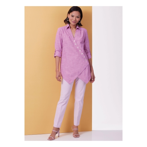 Lõikekomplekt BUTTERICK B6980 MISSES` AND WOMEN`S SHIRT 
